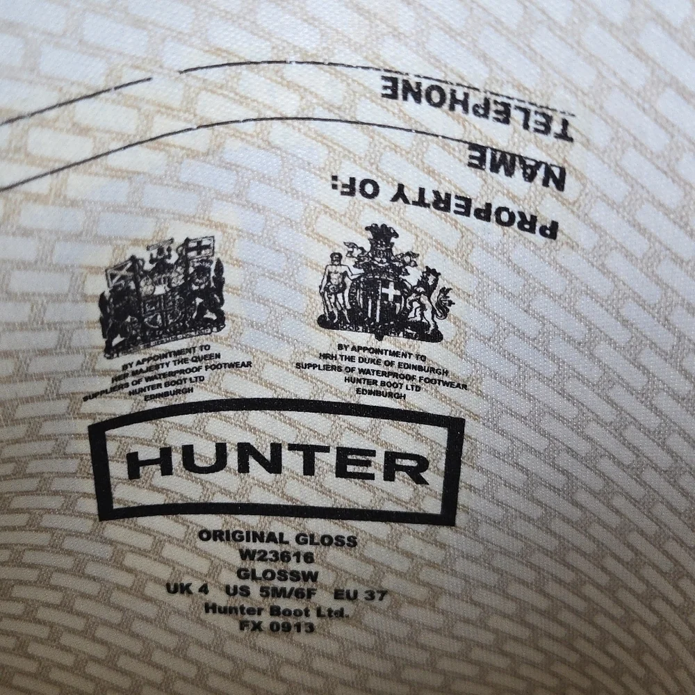 Hunter women size